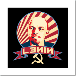 Lenin Communism Propaganda Posters and Art